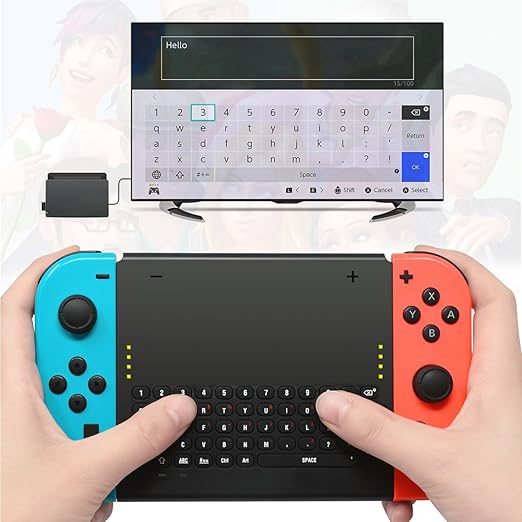 The perseids 2.4G Wireless Keyboard Compatible with Nintendo Switch