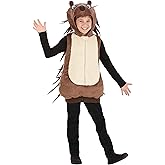 Kid's Porcupine Costume & Headpiece | Woodland Creature Cosplay Outfit for Boys & Girls | Child Animal Costumes