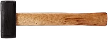 Taparia GH 800 Steel (800g) Club Hammer with Handle (Beige and Black)