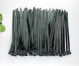 Oksdown 100 Pack Black Thick Cable Ties 200mm 7.6mm Heavy Duty Nylon view 3
