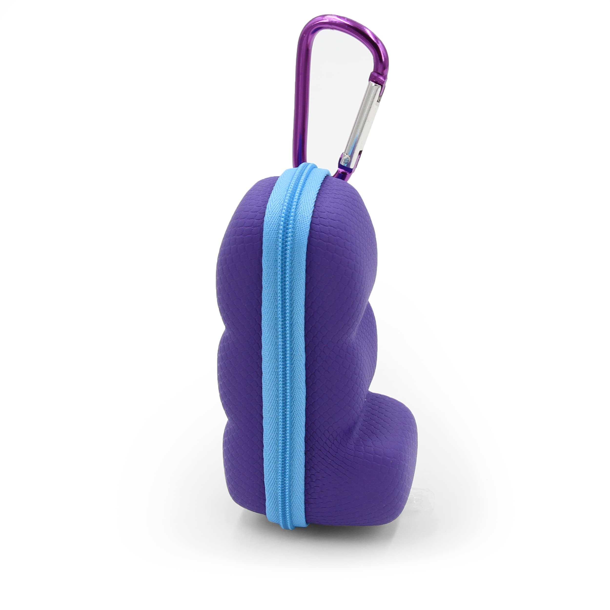 CASEMATIX Asthma Inhaler Case with Lanyard and Clip On Keychain Carabiner, Inhaler Holder Extended to Fit Standard Rescue and New Albuterol Inhaler Devices up to 4 Inches - Includes Asthma Case Only