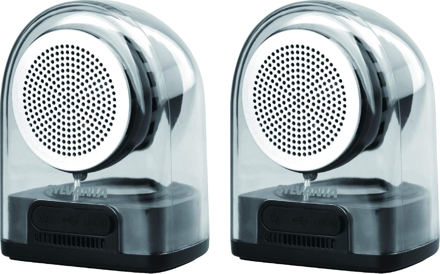 Amps Briefcase Karaoke Speaker SYLVANIA SP571 LightUp Bluetooth