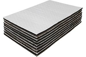 GOSCHE 394 mil 12.92 sqft Sound Deadener for Car, 10mm Thick Sound Deadening Mat Materials Can be Better with Audio Noise Ins