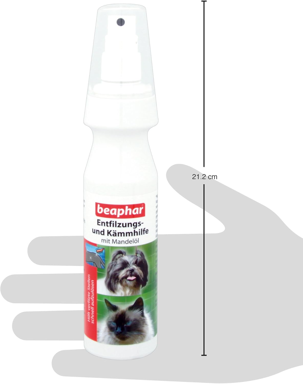 Ontviltings En Kamhulp Verzorging Voor Honden En Katten Ontviltingsspray Met Amandelolie Spray Voor Het Kammen Van Hondenvel 150 Ml Spray Amazon Nl