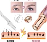 URAQT Facial Hair Remover for Women - Painless Rechargeable Mini Epilator view 4