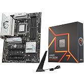 Micro Center AMD 7700X Processor with MSI B850 Gaming Plus WiFi Motherboard | CPU Motherboard Combo, Ready for AI PC, Ryzen 7, ATX, AM5, DDR5, PCIe 5.0, M.2 Gen5, Wi-Fi 7, 5G LAN