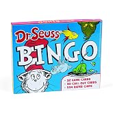 Fun Express Dr. Seuss Bingo Game Set - 32 Cards, Ages 4-8 | Kids Birthday Party Games &amp; Family Game Night, Classroom Activities, Grinch, Cat in the Hat Characters, Educational Fun
