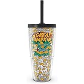 Tervis Peanuts - Great Pumpkin Made in USA Double Walled Insulated Tumbler Travel Cup Keeps Drinks Cold & Hot, 24oz with Straw Lid, Classic