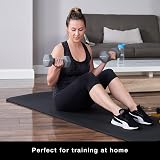 Athlyt Neoprene Dip Dumbbell Set 2 x 6kg Black view 8