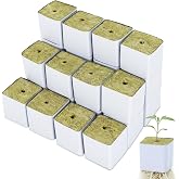 CrazyTerra Rockwool Cubes 1.5 Inch &ndash; 24 Pack Premium Rock Wool Planting Cubes for Hydroponics, Seed Starting, Cloning &amp; Cuttings, Grow Cubes for Hydroponic Growing