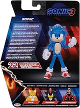 Sonic the Hedgehog 3 Movie Sonic Collector Toy by Jakks Pacific 5 tall view 4