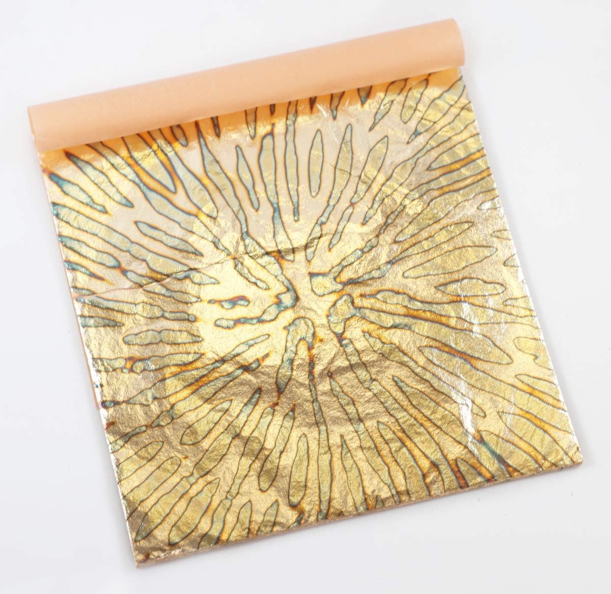 L.A. Gold Leaf: Loose Variegated Leaf #19 Booklets, 5 1/2" x 5 1/2" (1 Booklet, 25 Sheets)