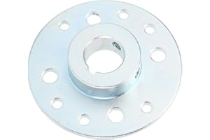 1 Inch Bore Rear Sprocket Brake Hub Adapter with 1/4 Inch Keyway for Go Kart Buggies