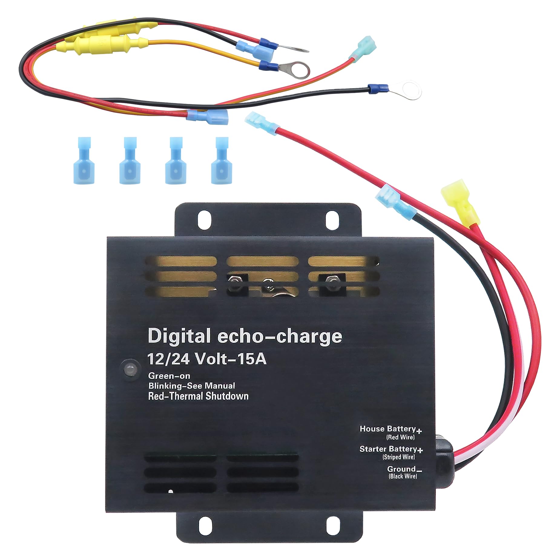 Photo 1 of 82-0123-01 Auxiliary Battery Charger?Intelligent Dual Battery Charger, 12V System Adapter?Be Suitable for Xantrex 82-0123-01 Echo Charge?Suitable for RV, Marine and Solar Equipment