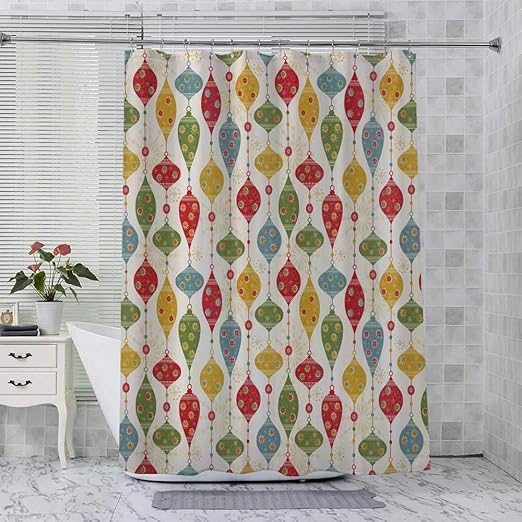 Amazon Com Hengshu Traditional Balls Hotel Fabric Shower Curtain