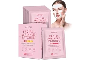 Vryioh 3 IN 1 Forehead, Smile Line & Under Eye Wrinkle Patches, Overnight Facial Wrinkle Treatment with Hyaluronic Acid, Collagen to Lift Lines for Women, 60 Patches