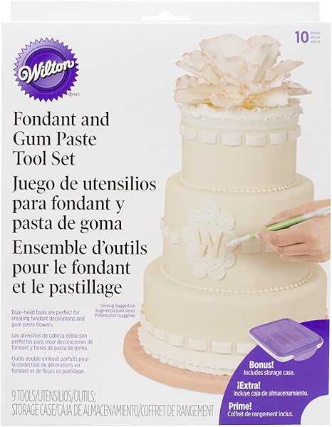 Wilton Fondant And Gum Paste Tool Set 10 Piece Amazon Ca Home