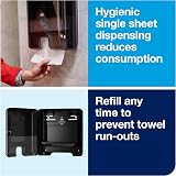 Tork Xpress Elevation Mini Hand Towel Dispenser Black H2 One-at-a-Time view 5