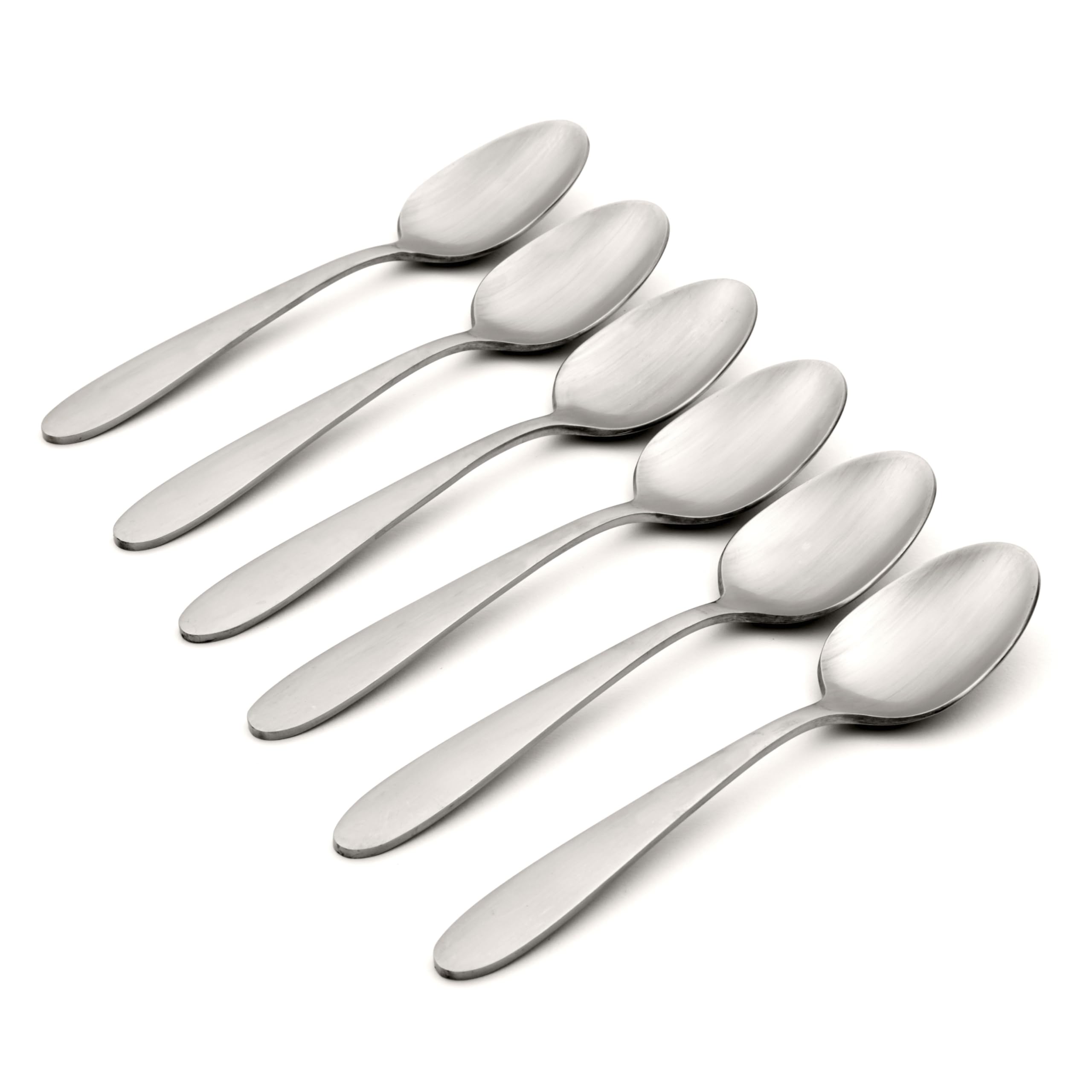 Oneida Vale Set of 6 Dinner Spoons, Silverware Set