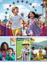 Inspireyes Kids Walkie Talkies 3-Pack Rechargeable Long Range 2-Way Radios view 6