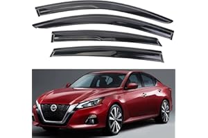 MUCO Side Window Rain Guards Visor Deflectors 4pcs for 2013-2018 N-issan Altima Sun Rain Guard Rain Guards Shade Window Visors