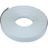 SSWBasics White Vinyl Insert for Slatwall (130 ft L Roll) | Slides into slatwall grooves to hide exposed board and mounting screws; one roll finishes a 4 by 8-foot panel.