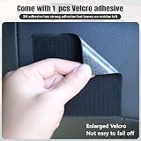Qirc PU Leather Car Side Pocket Organizer Universal Phone Holder Black view 2