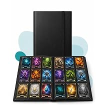 Fichário Álbum para Cartas Colecionáveis 3x3 Preto – 360 Cards, 20