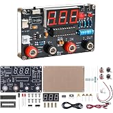 BANRIA DIY Digital Voltmeter &amp; Ammeter Soldering Practice Kit | DC Voltage Current Meter with LED Display, Test Leads, Dual Power Electronics Kit STEM Learning Project for Teens Adults
