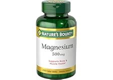 Nature’s Bounty Magnesium, Bone and Muscle Health, Tablets, 500 mg, 200 Ct