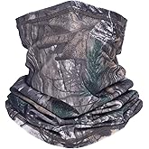 CAMOTER Camo Face Mask & Neck Gaiter - UV Sun Protection, Cooling for Men & Women - Hunting, Fishing, Cycling, Hiking