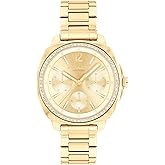 Coach Kitt Women's Quartz Multifunction Watch, Stainless Steel Bracelet, Water-Resistant to 3ATM, Chic and Versatile Timepiece - Gift for Her, 34mm