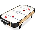 Best Choice Products 40in Portable Tabletop Air Hockey Arcade Table for Game Room w/ 100V Motor, Electric Fan, 2 Strikers, 2 Pucks