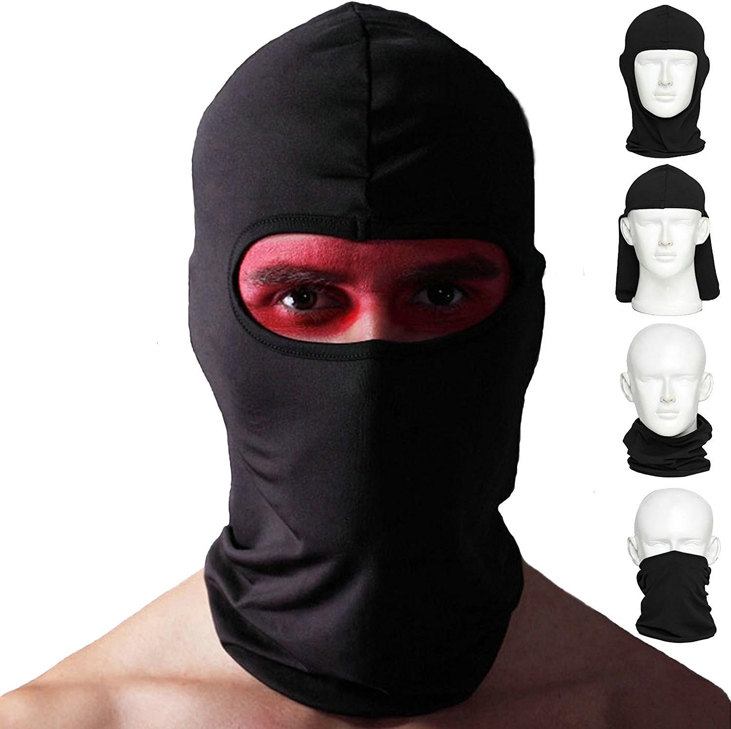 Ailegou Balaclava Ski Mask Multipurpose Face Mask (2 Pack) Windproof Versatile Sports / Casual Full Face Motorcycle Mask for Riding,Skiing,Snowboarding,Trekking and ect for Men and Women
