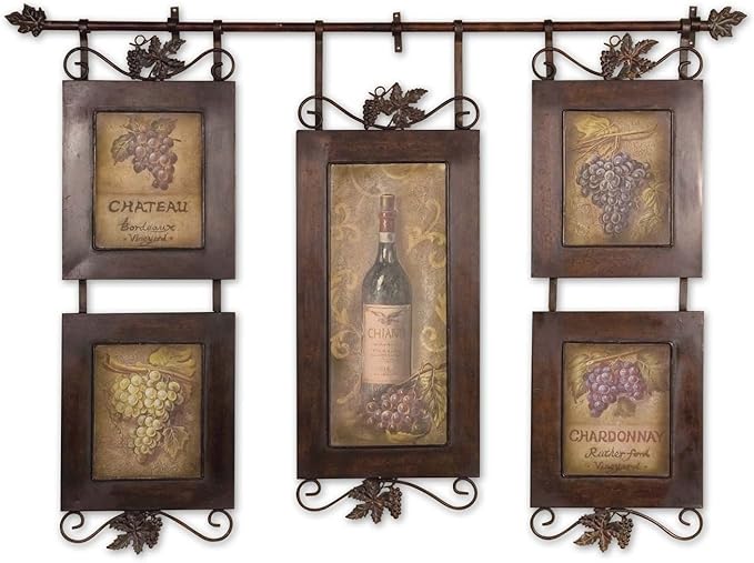 Amazon De Uttermost Aufhangen Wein Gerahmt Wand Kunst 39 0 L X