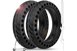 BANGTING 2PCS 8.5x2 inches Solid Tires for Electric Scooter, 8 1/2 x2 Tire for Gotrax GXL V2 / XR/APEX, 50/75-6.1 Tire Replacement for Xiaomi Pro 2 / M365 / 1S and All 8.5'' Scooter Tires