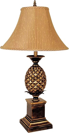 Ore International 9001 T 33 Pineapple Table Lamp Floor Lamps