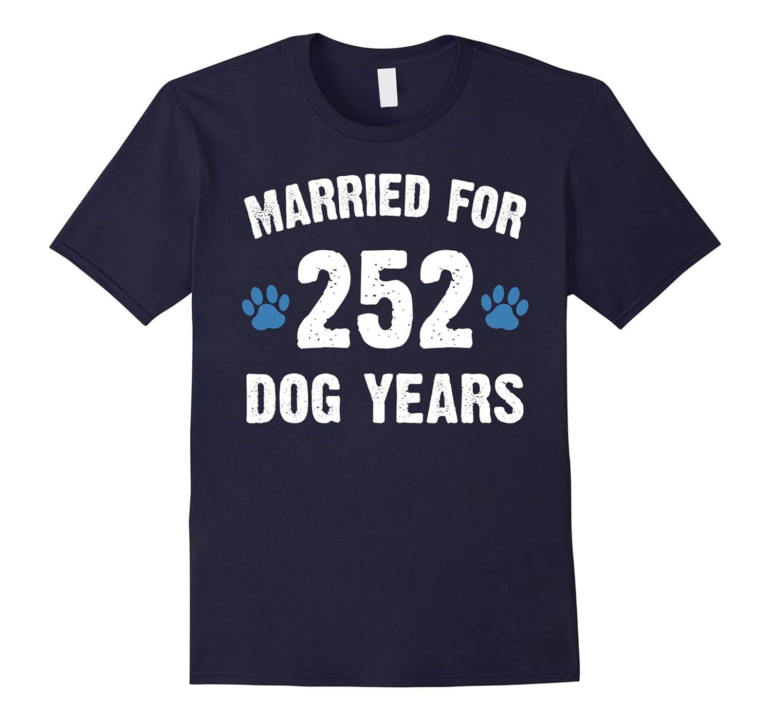 Married For 252 Dog Years 36th Wedding Anniversary T-Shirt-ANZ