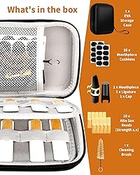 LMS Alto Saxophone Mouthpiece Kit with EVA Storage