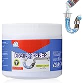 BELL BIRDCrystal Lye Drain Opener, Drain Opener,Pipeline Dredging Agent, Crystal Lye Drains Cleaner, Drains Clog Remover Agent, Unclogs Bathroom and Kitchen Sinks,Shower Pipes (260g/1Pcs)