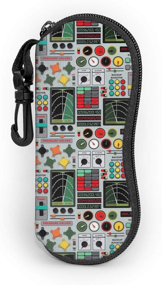 Amazon メガネケース 眼鏡ケース コントロールパネル 眼鏡入れ 超軽量 擦り傷防止 サングラスケース おしゃれ 小物入れ 持ち運び便利 ファスナー式 めがねケース 通勤 通学 メンズ レディース 眼鏡小物 通販