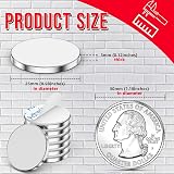 FINDMAG 10 Pack Neodymium Magnets 30x3 mm 8 kg Pull Double-Sided Adhesive view 7