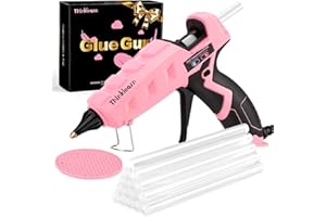 Hot Glue Gun Full Size, 60/100W Dual Power Glue Gun with 15 Glue Sticks(7/16''), Heavy Duty Large Glue Gun Kit, Hot Glue Gun 