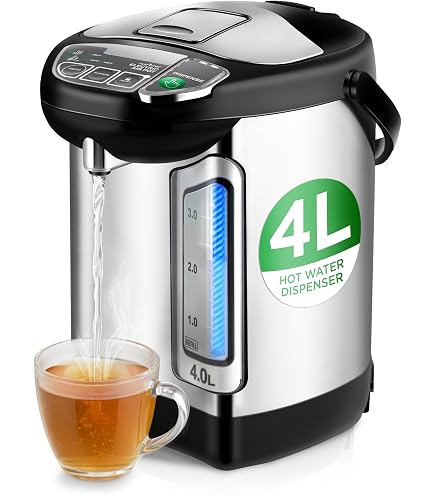 Amazon.com: NutriChef Electric Water Boiler and Warmer - 5L/5.28 