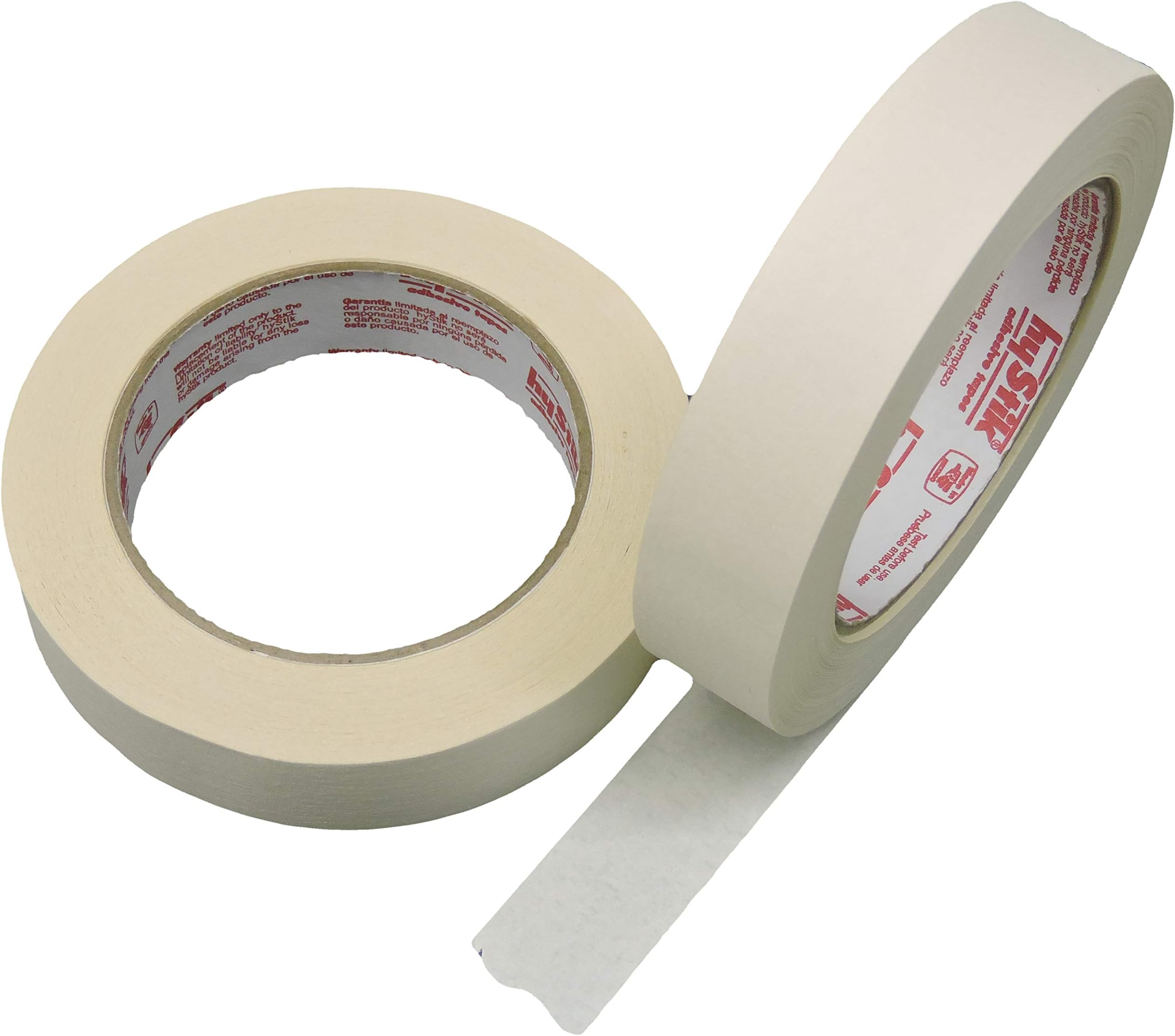2pk 1" in x 60yd Dull Bone White Masking Tape Extra Sticky PRO Grade High Stick Special Project Painters Tape Painting Trim Arts Crafts School Home Office 21 Days 24MM x 55M .94 inch NOT Cream Yellow