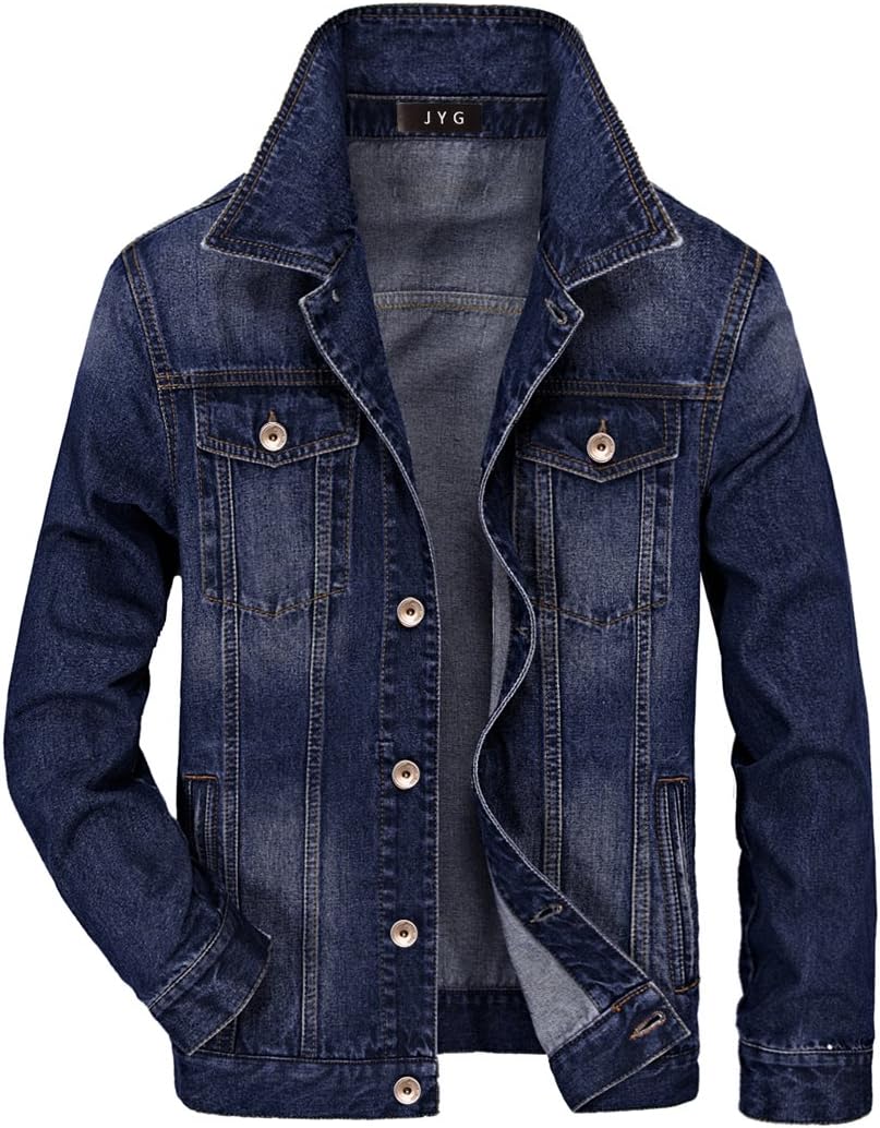 JYG Men's Casual Lightweight Windbreaker Jacket