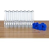 Steve Spangler's Large Plastic Test Tubes with Caps, Test Tubes for Kids, 15 Pack