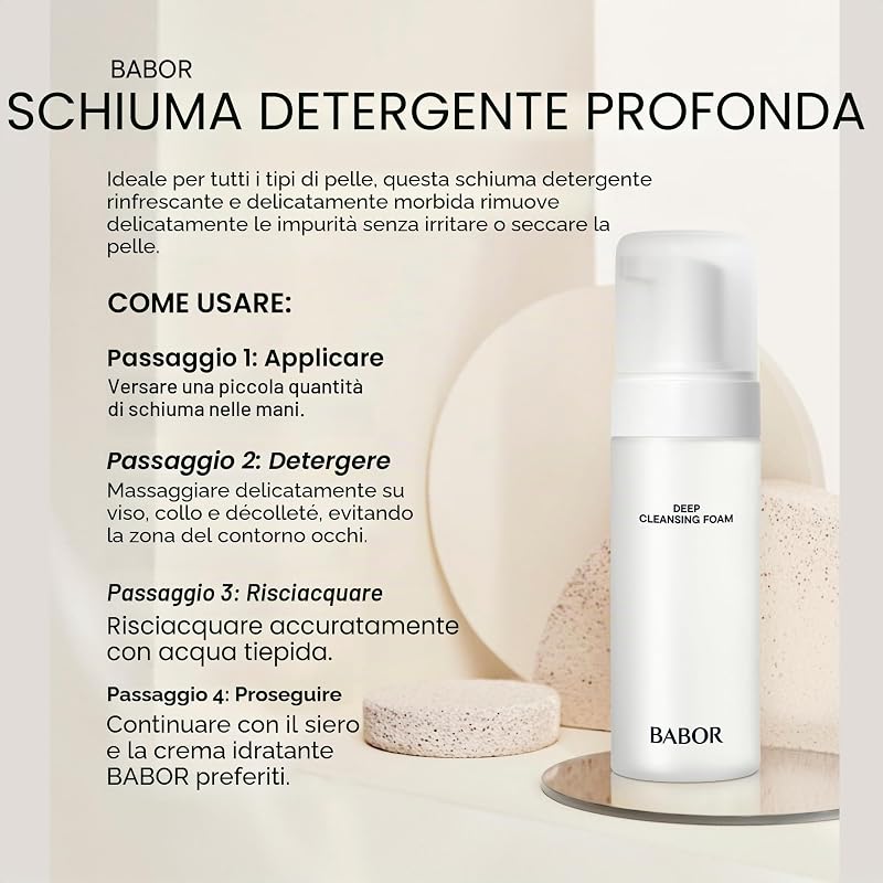 CLEANSING Cleansing Foam Schiuma detergente viso rinfrescante, 200 ml — foto 5 di 6