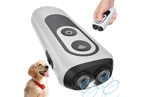 DOGBABY Dog Bark Deterrent Devices, Anti Barking Device for Dogs Indoor Outdoor, Rechargeable Ultrasonic Dog Bark Control Devices 50FT with Flashlight, Dog Barking Silencer Dog Training