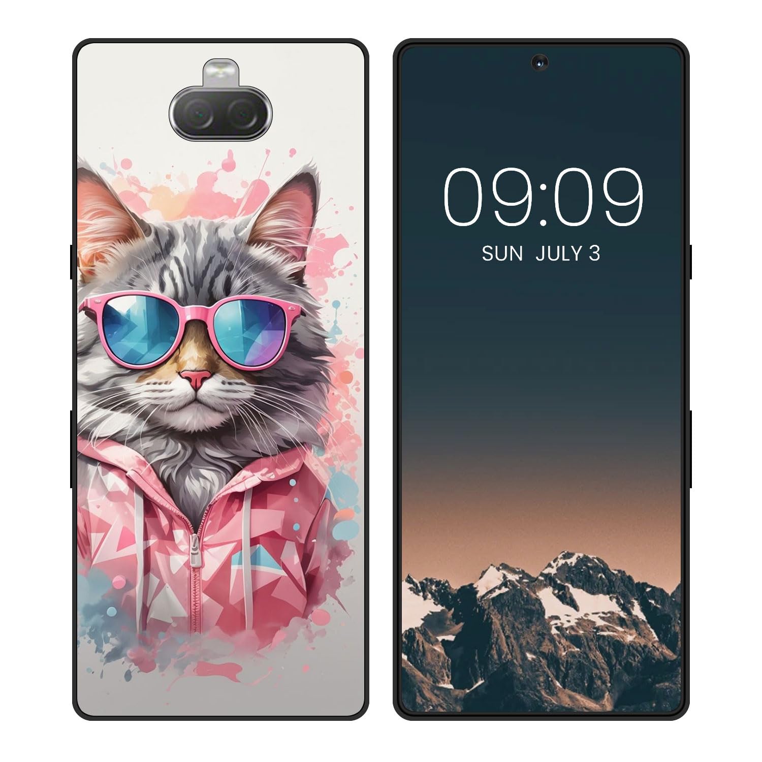 WUACYEAMING for Sony Xperia 10 Cute Case,Soft